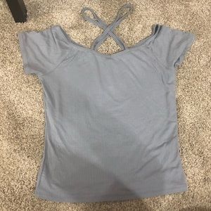 Slightly cropped top